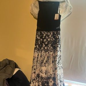 Black and white dress